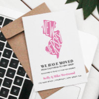 NEW JERSEY We've moved New address New Home Postc