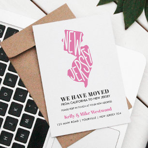 NEW JERSEY We've moved New address New Home Postc Postcard