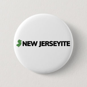 New Jerseyite 6 Cm Round Badge