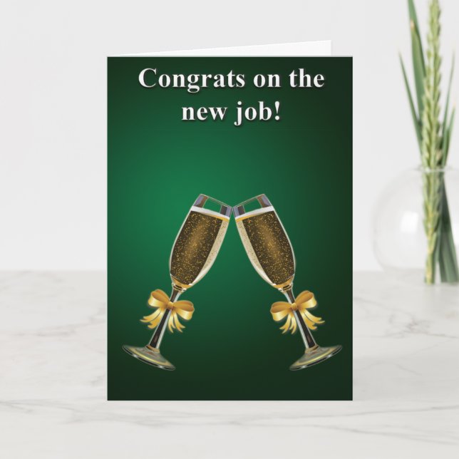 New Job! Card (Front)