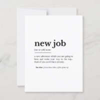 New Job Definition – Funny Motivational Typography