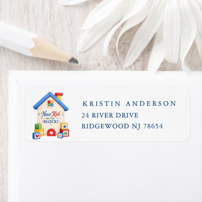 New Kid on the Block Address Label (Insitu)