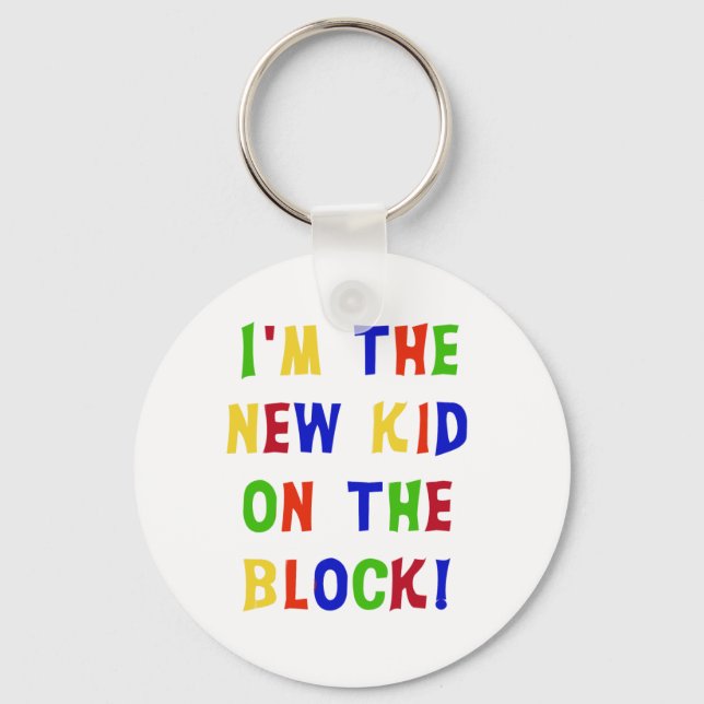 New Kid on the Block Key Ring (Front)