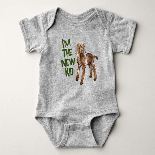"New Kid" Onsie Baby Bodysuit (Front)