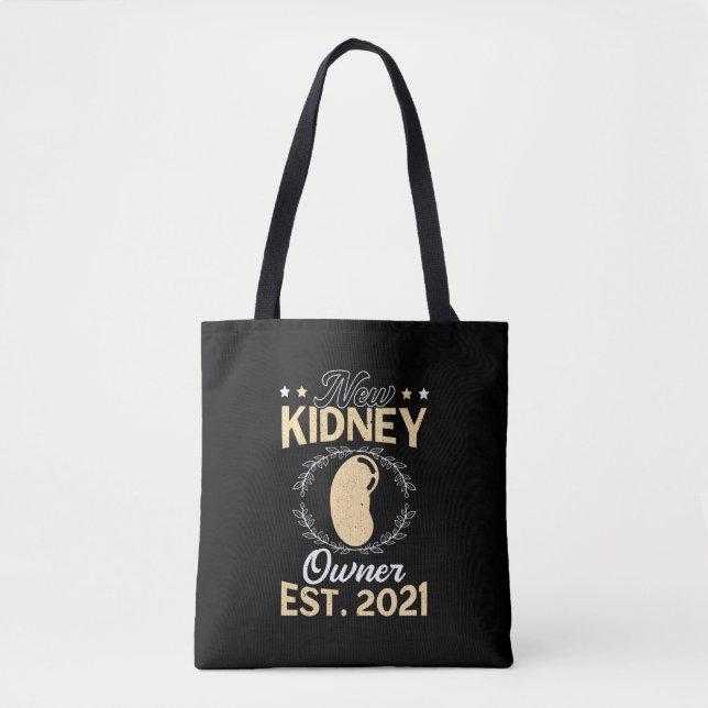 New Kidney Owner Transplant Organ Recipient Tote Bag (Front)