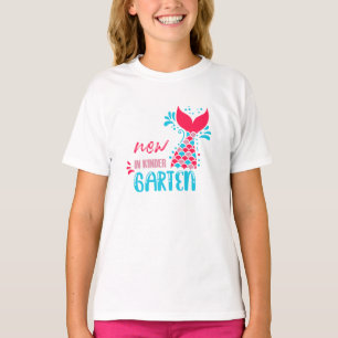 New Kindergarten Mermaid Tail T-Shirt