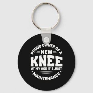 New Knee Replacement Surgery Get Well Recovery Gag Key Ring