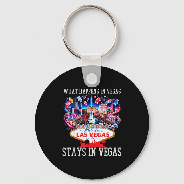New Las Vegas Love Baby For Holidays In Las Vegas  Key Ring (Front)
