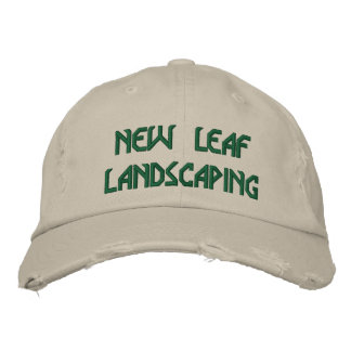 NEW LEAF LANDSCAPING EMBROIDERED HAT