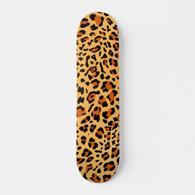 New Leopard Texture 3 Skateboard (Front)