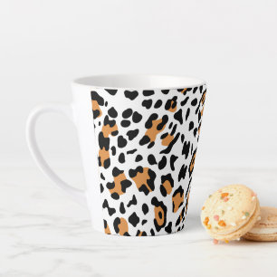 New Leopard Texture 5 Latte Mug