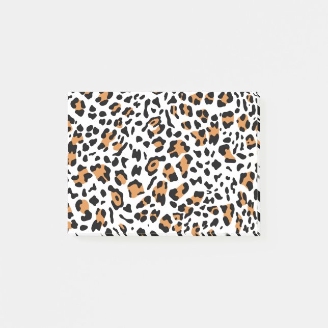 New Leopard Texture 5 Post-it Notes (Front)