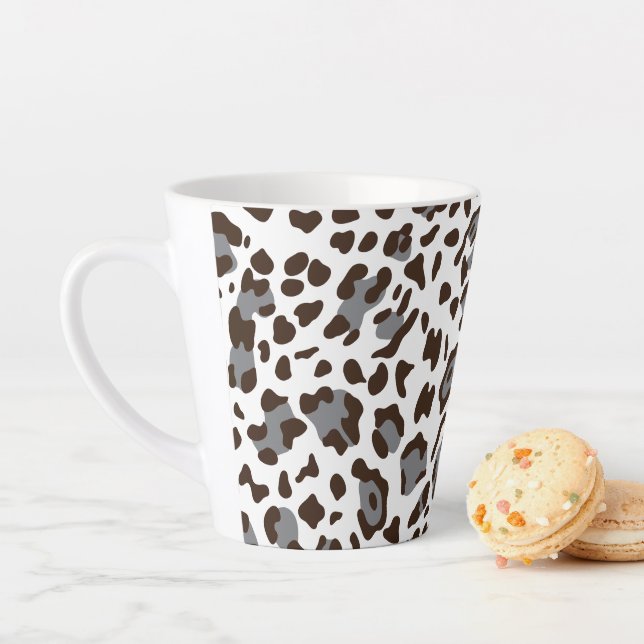 New Leopard Texture 7 Latte Mug (In Situ)
