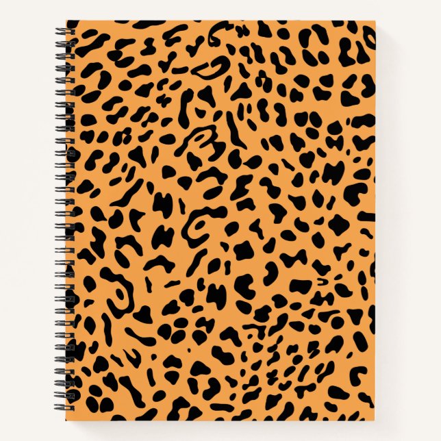 New Leopard Texture 8 Notebook (Front)