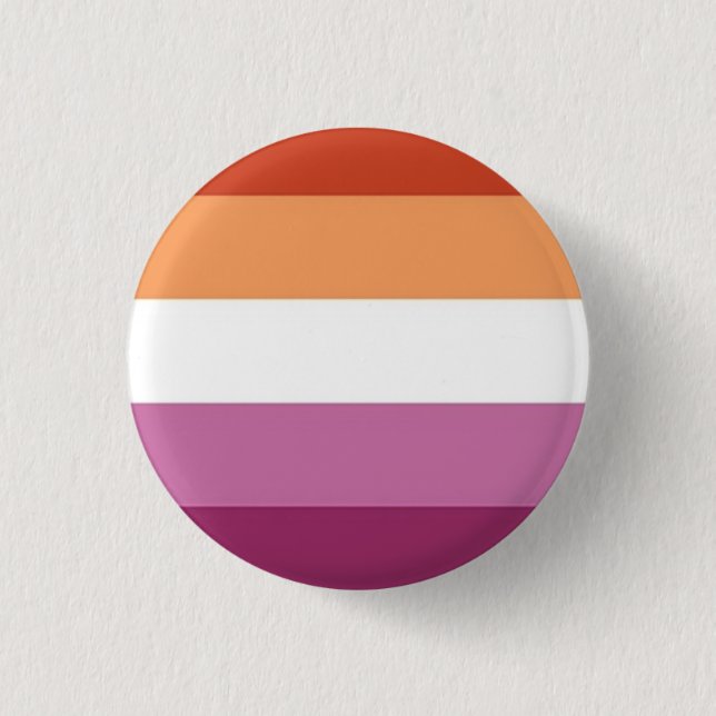 New Lesbian Flag Pride Pin (Front)