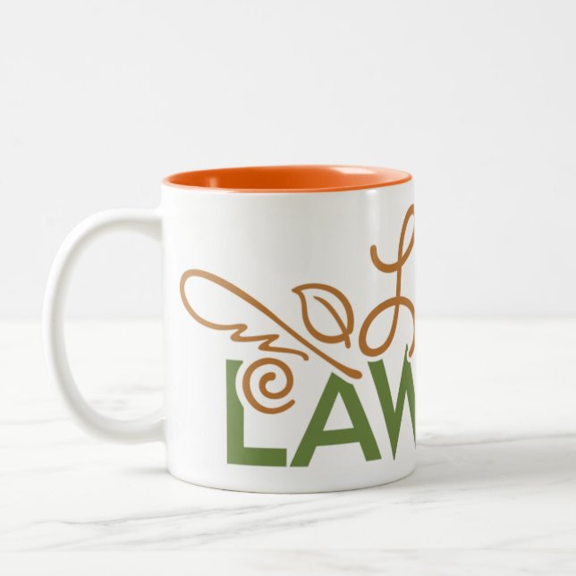 New LessLawn Logo Mug (Left)