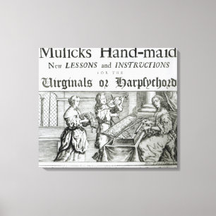 New lessons and instructions canvas print