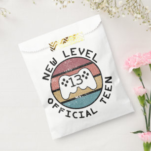 New Level 13 Official Teen - Geeky Birthday Favour Bags