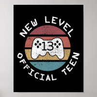 New Level 13 Official Teen - Geeky Birthday