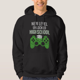 New Level Unlocked High School Gamer Student Gift Hoodie