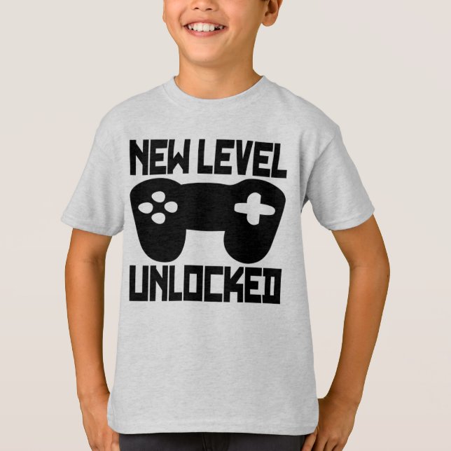 NEW LEVEL UNLOCKED. T-Shirt (Front)