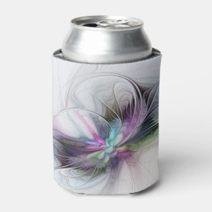 New Life, Colourful Abstract Fractal Art Fantasy Can Cooler