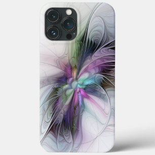 New Life, Colourful Abstract Fractal Art Fantasy iPhone 13 Pro Max Case