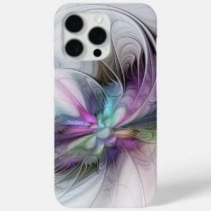 New Life, Colourful Abstract Fractal Art Fantasy iPhone 15 Pro Max Case