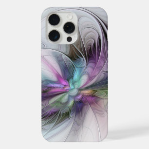 New Life, Colourful Abstract Fractal Art Fantasy iPhone 15 Pro Max Case
