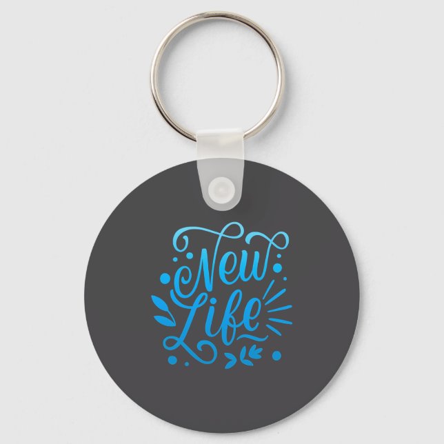 New Life  Key Ring (Front)