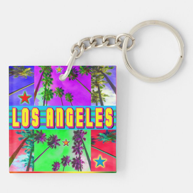 New Life: "Los Angeles" Keychains (Back)
