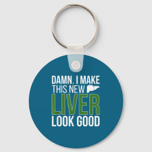 New Liver Transplant Survivor Surgery Key Ring