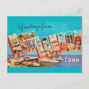New London Conn Postcard