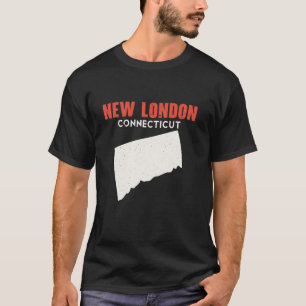 New London Connecticut USA State America Travel Co T-Shirt