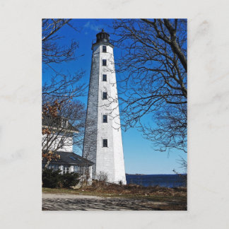 New London Harbour Light Postcard