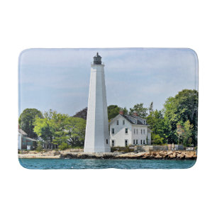 New London Harbour Lighthouse, CT Bath Mat
