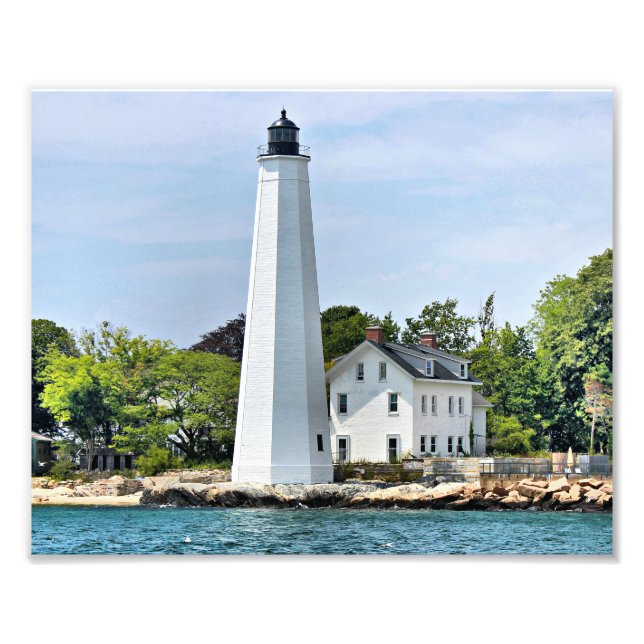 New London Harbour Lighthouse, CT Photo Print (Front)