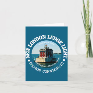 New London Ledge Light Card