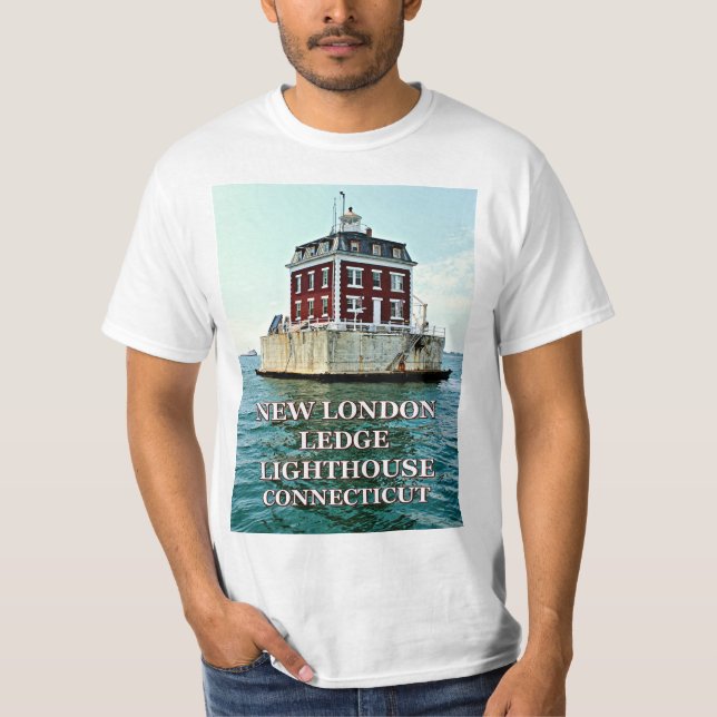 New London Ledge Lighthouse, Connecticut T-Shirt (Front)