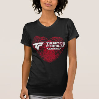New ! LOVE TRANCE FAMILY tshirt large logo + hart