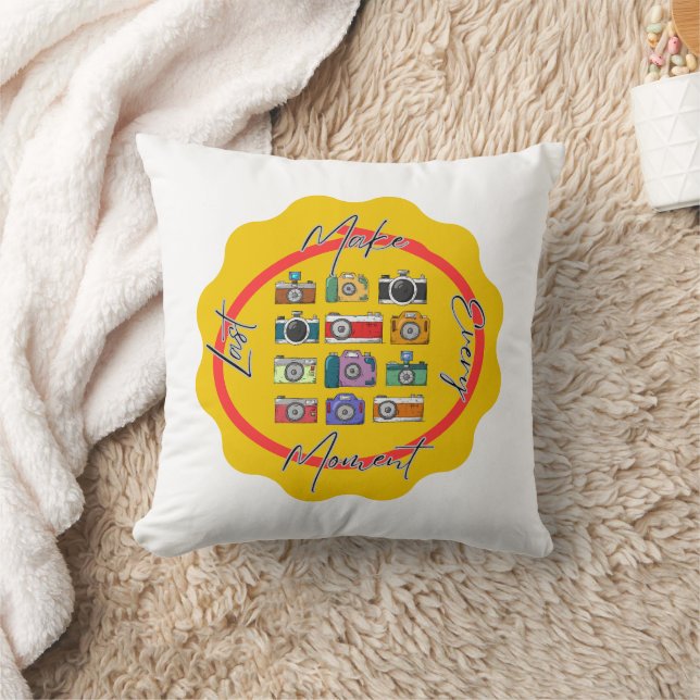 NEW! Make Every Moment Last - Camera -  Cushion (Blanket)