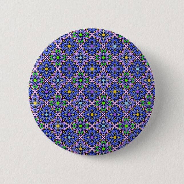 New Mandala 2 6 Cm Round Badge (Front)