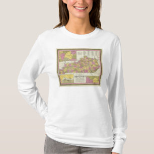 New Map Of Kentucky T-Shirt