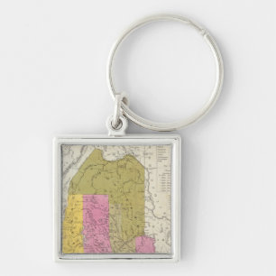 New Map of Maine 2 Key Ring