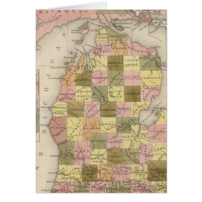 New Map Of Michigan (Front)