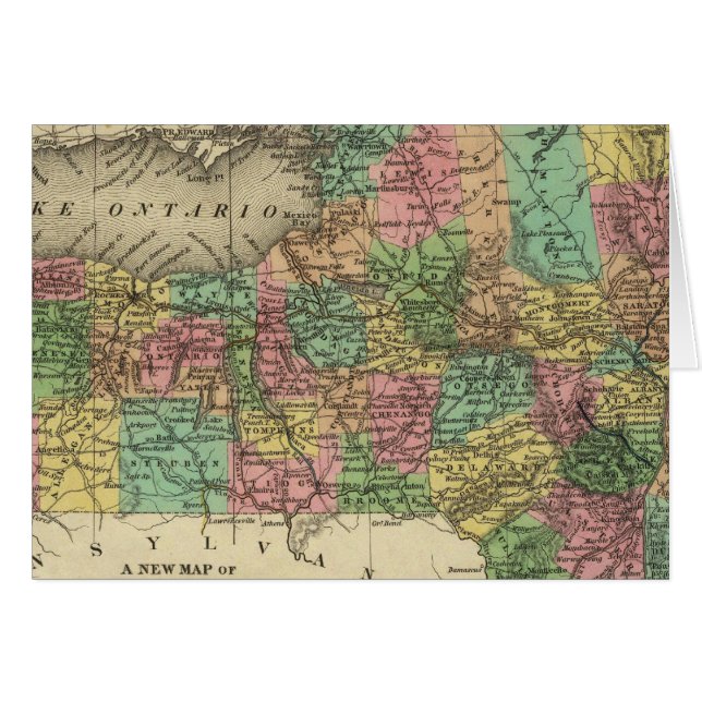New Map Of New York (Front Horizontal)
