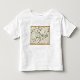 New Map of Nova Scotia, New Brunswick Toddler T-Shirt