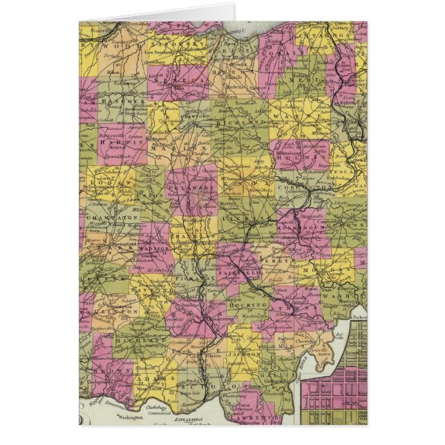 New Map Of Ohio (Front)