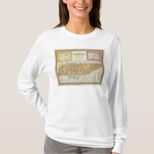 New Map Of Tennessee T-Shirt