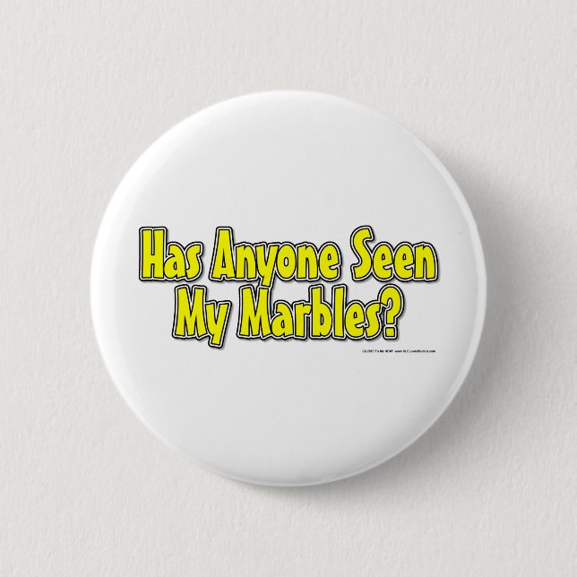 New Marbles 6 Cm Round Badge (Front)